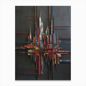 Abstract Cityscape 2 Canvas Print