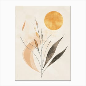 Sun And Grass Canvas Print Canvas Print