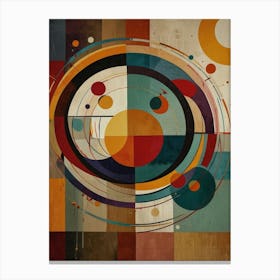 Abstract Circles Canvas Print 4 Canvas Print