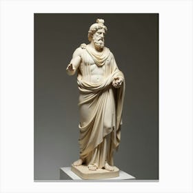 Aphrodite Greek Statue Cool Realistic Illustration 1 Canvas Print