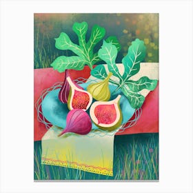 Figs In A Garden Canvas Print