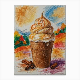 Ice Cream Sundae 8 Canvas Print