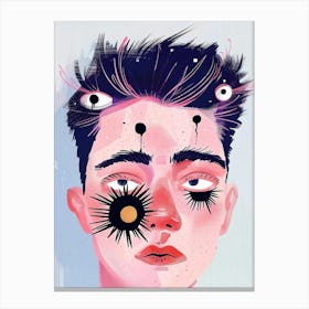 Emo Boy Canvas Print