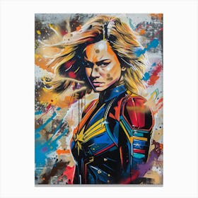 Captain Marvel 2 Canvas Print