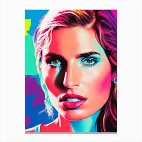 Lake Bell Pop Movies Art Movies Canvas Print