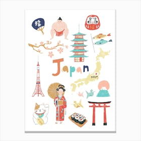 Travel Japan Canvas Print