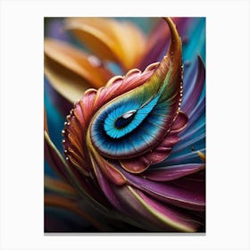 Peacock Feather Canvas Print