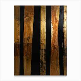 Gold And Black 2 Canvas Print