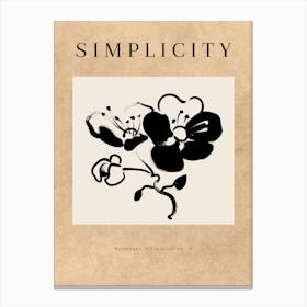 Simplicity 1 Canvas Print