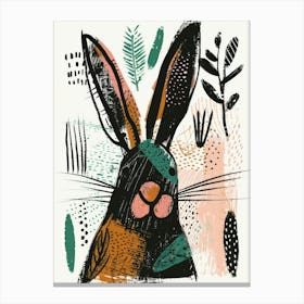 Rabbit Print Canvas Print