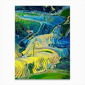 Terraced Fields, Viet Nam (2) Canvas Print