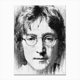 John Lennon Paint Canvas Print