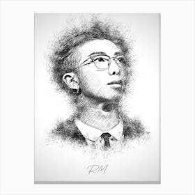 Rm Bts Canvas Print