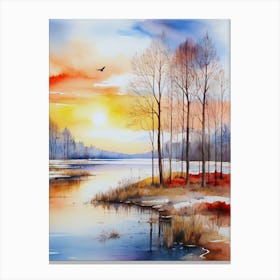 Watercolor Painting 3 Canvas Print