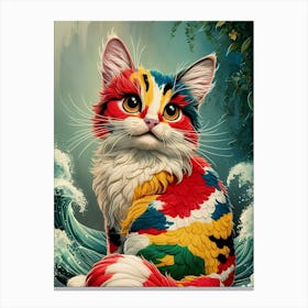 Chinese Cat 1 Canvas Print