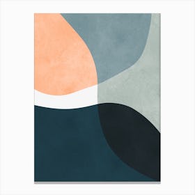 Abstract boho shapes 7 Canvas Print