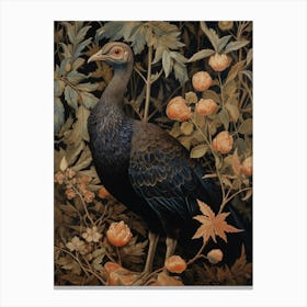 Dark And Moody Botanical Turkey 4 Canvas Print