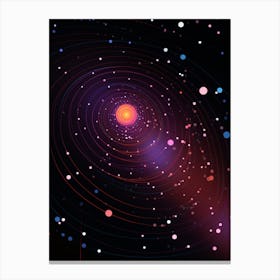 Galaxy In Space Canvas Print