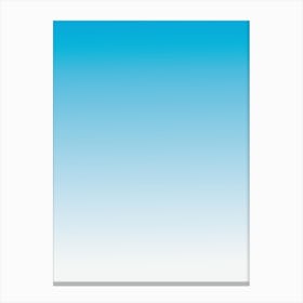 Blue Sky With Clouds 1 Canvas Print