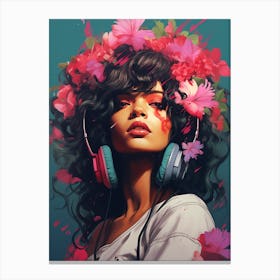 Rihanna (4) Canvas Print