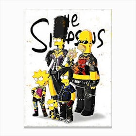 Simpsons Canvas Print