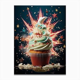 Cake Explosion Photography Style 1 Canvas Print