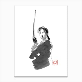 Samurai Young Canvas Print