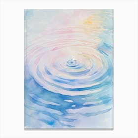A Drop In The Ocean Canvas Print