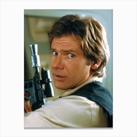 Han Solo In Star Wars 1 Canvas Print