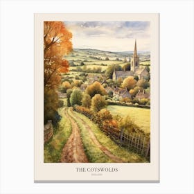 The Cotswolds England 2 Uk Trail Poster Canvas Print