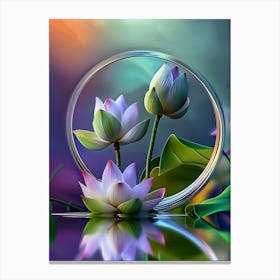 Lotus Flower 167 Canvas Print