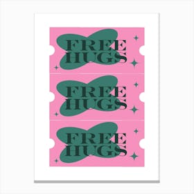 Free Hugs Canvas Print