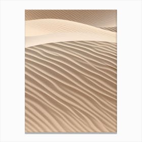 Sand Dunes In The Desert Canvas Print