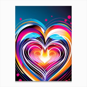 Abstract Heart 3 Canvas Print