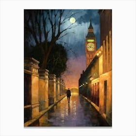 Big Ben At Night Canvas Print