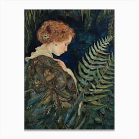 Lady Fern Painting 3 Canvas Print