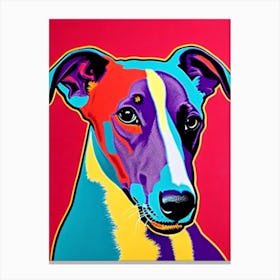 Ibizan Hound Andy Warhol Style dog Canvas Print