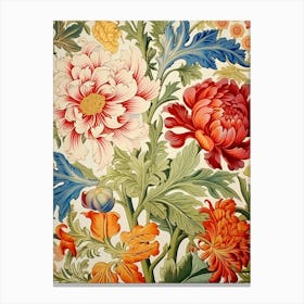 Floral Tapestry Canvas Print