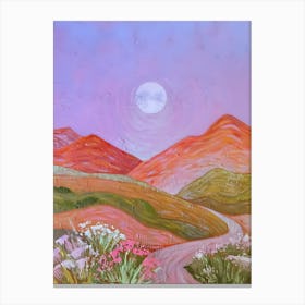 Moonlight Road Canvas Print