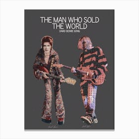 The Man Who Sold The World David Bowie Song Nirvana Kurt Cobain Cover Canvas Print