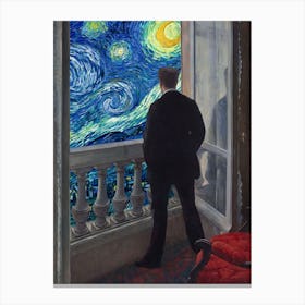 Starry Night View Canvas Print