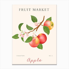 Fruit Market Canvas Print