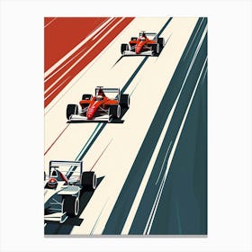 F1 Racing Canvas Print