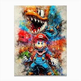 Super Mario Bros Canvas Print