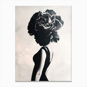 Floral Woman Canvas Print