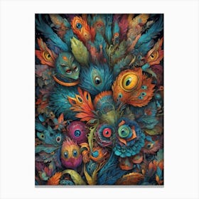 Peacock 9 Canvas Print