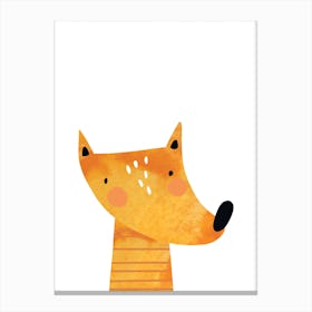 Orange Fox Canvas Print