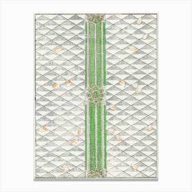 Geometric Floral Pattern, Shin Bijutsukai Canvas Print