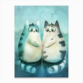 Cute Cats Canvas Print