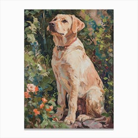 Labrador Retriever Acrylic Painting 5 Canvas Print